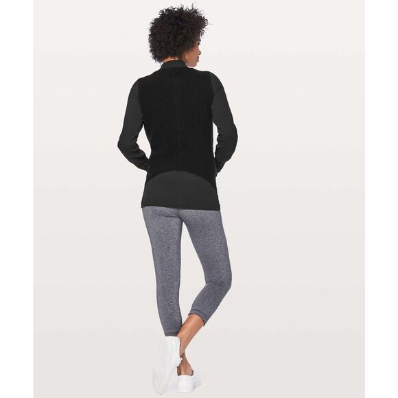 Lululemon Stand Out Sherpa Jacket Black Size 4 W4AKOSqqq - Picture 3 of 11